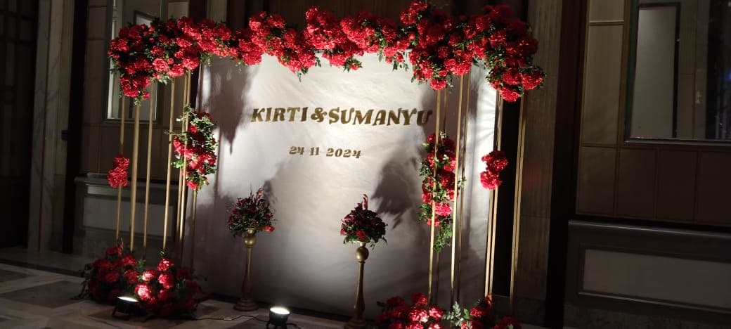 Floral Mandap Setup