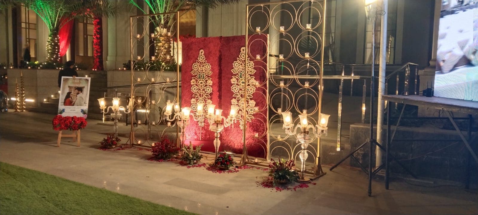 Evening Sangeet Lighting